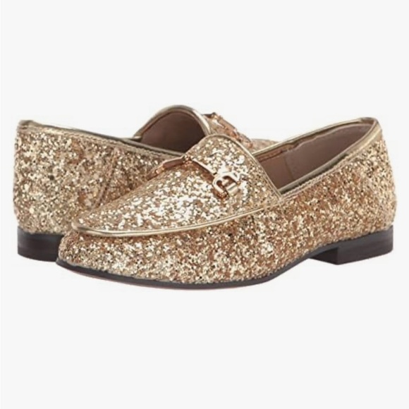 Sam Edelman | Kids Glitter Loraine Loafer size 3 - Picture 2 of 5